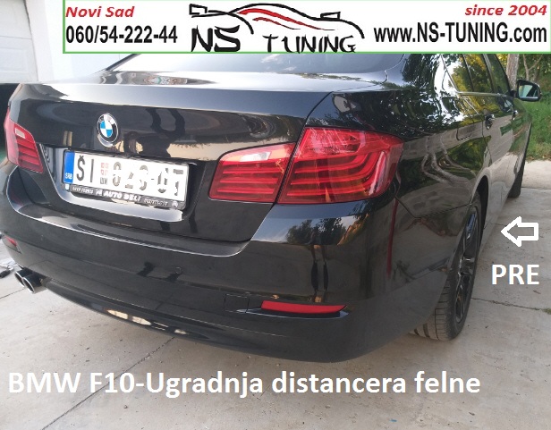 ugradnja distancer felne bmw f10 2014 godiste 5x120 duzi sraf 14x1.25 novi sad beograd